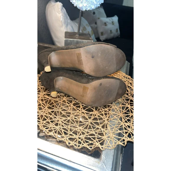 Women's rue21 etc Black Cutout Lace-Up Heels Size 7.5 - Picture 4 of 5